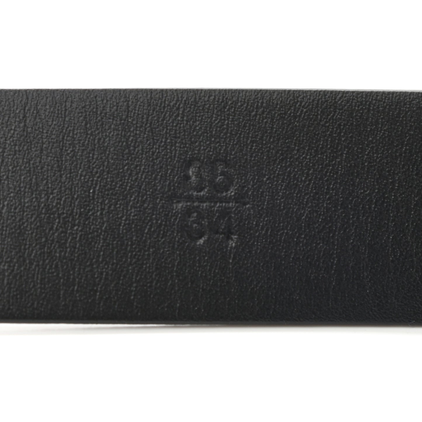 Calfskin CC Chain Belt 85 34 Black