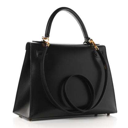 Hermes Box Kelly Sellier 28 Black 3 of 10