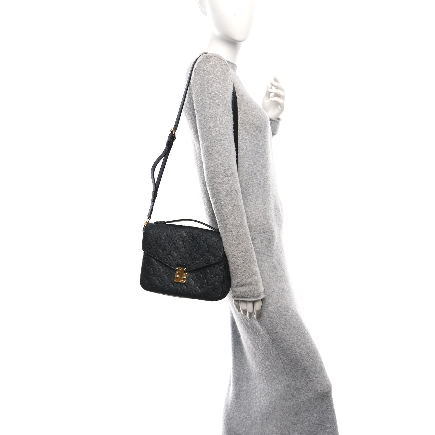 Louis Vuitton Empreinte Pochette Metis Black 2 of 9