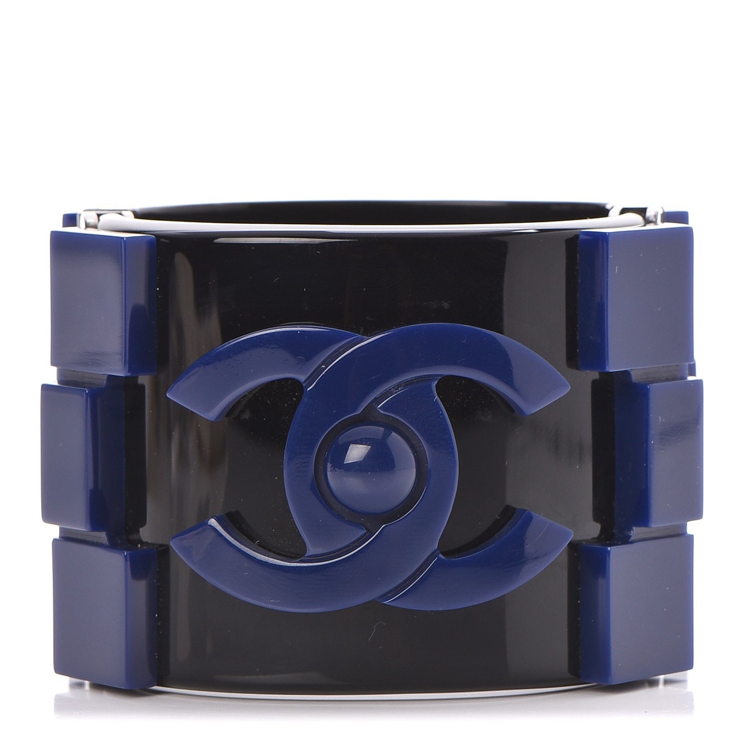 Plexiglass Lego Boy Cuff Black Blue