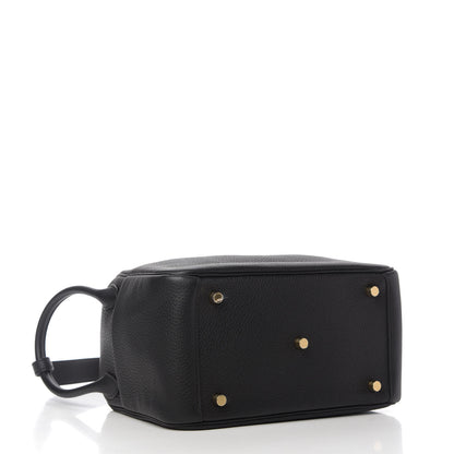 Hermes Taurillon Clemence Lindy 26 Black 4 of 11