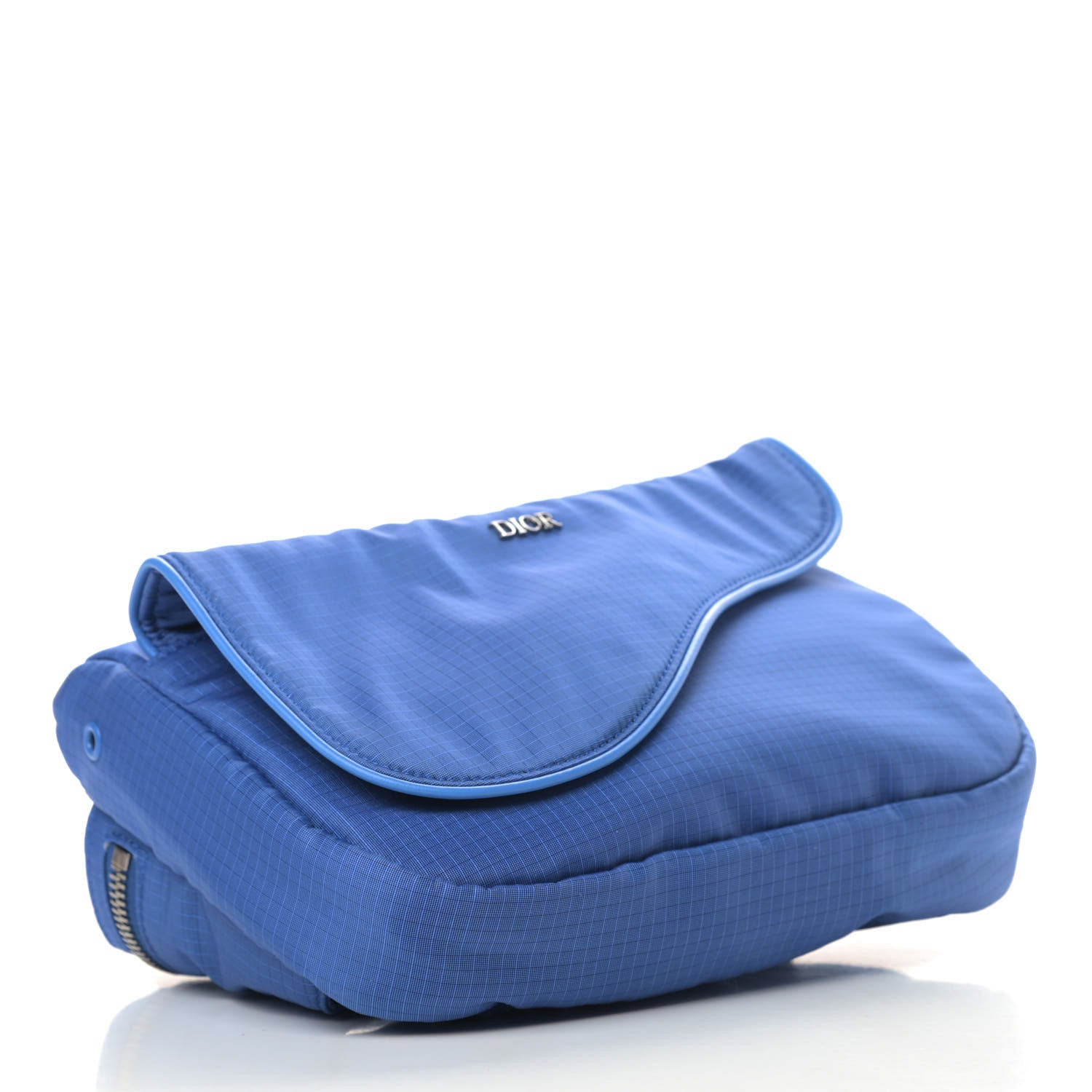 Christian Dior Nylon Saddle Belt Bag Blue 3 of 4