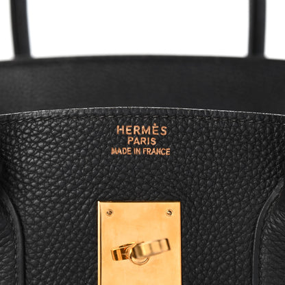Hermes Togo Birkin 35 Black 6 of 9
