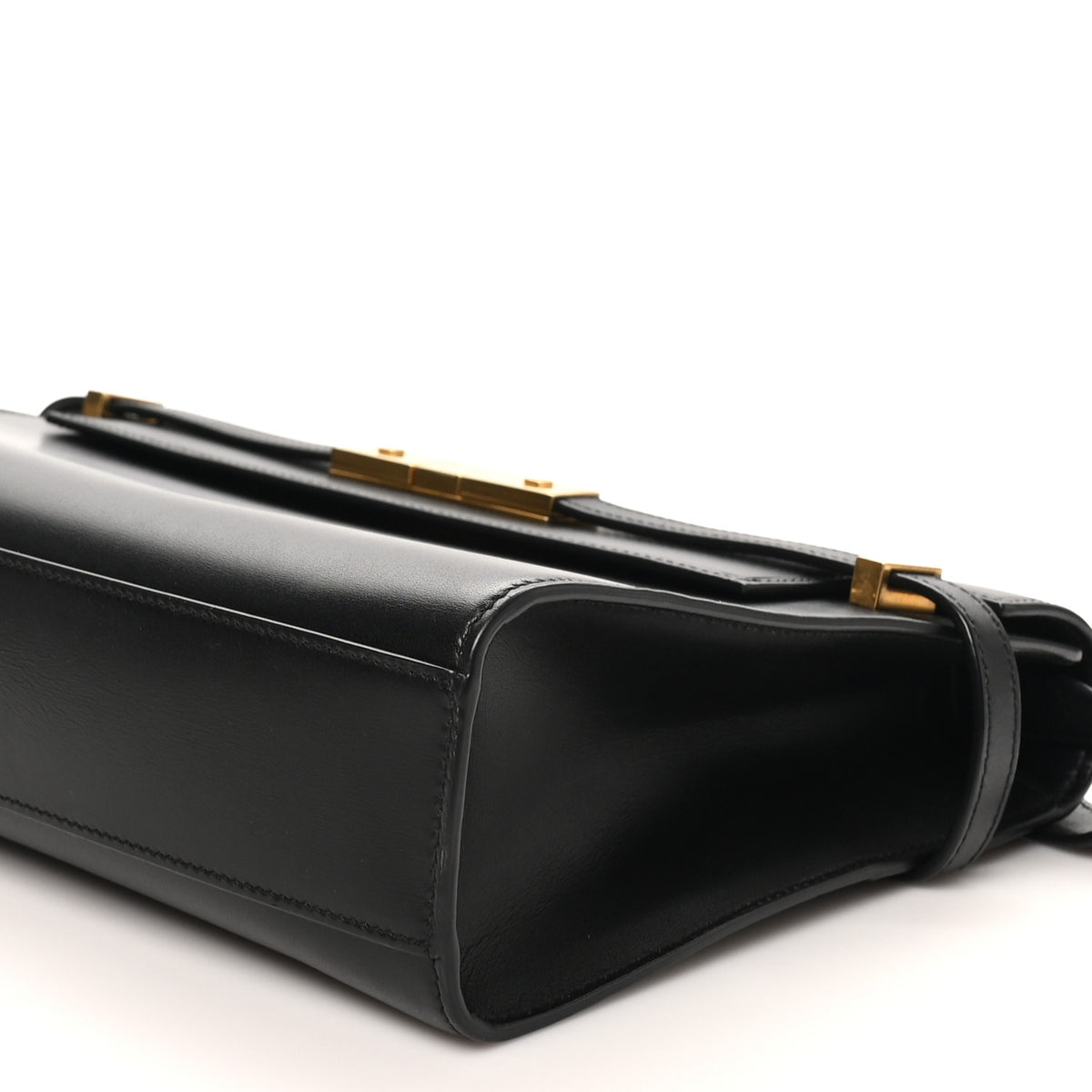 Saint Laurent Smooth Calfskin Manhattan Shoulder Bag Black 8 of 8