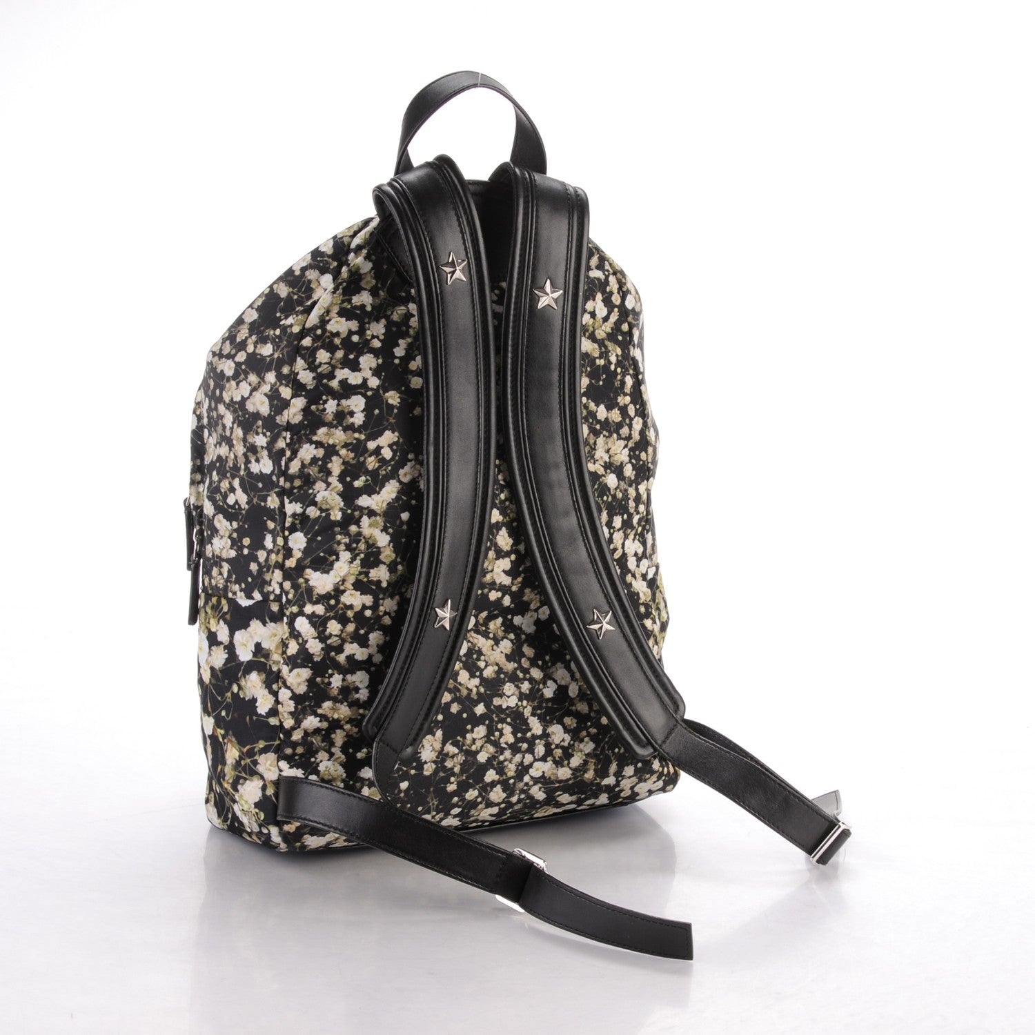Givenchy Nylon Calfskin Baby's Breath Print Backpack Black 3 of 7