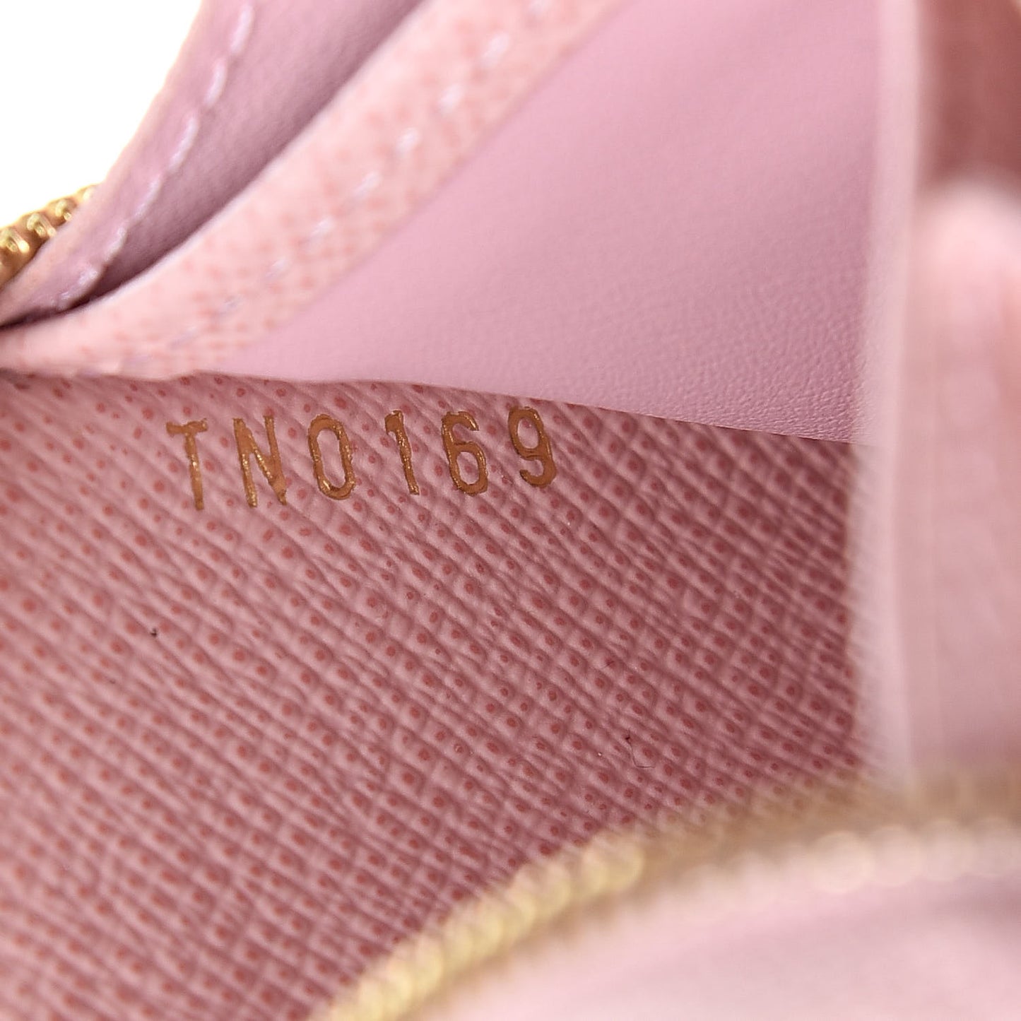 Damier Azur Zippy Coin Purse Rose Ballerine