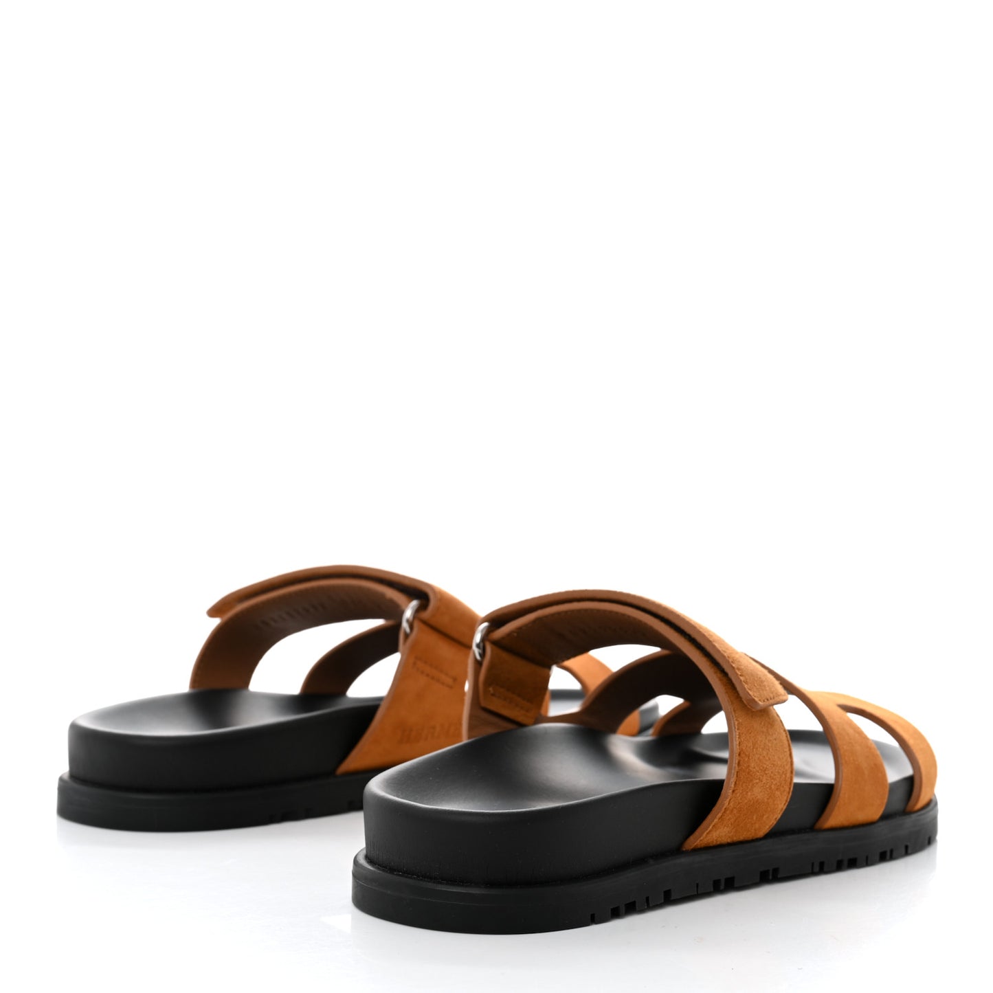 Suede Goatskin Womens Chypre Sandals 36.5 Naturel