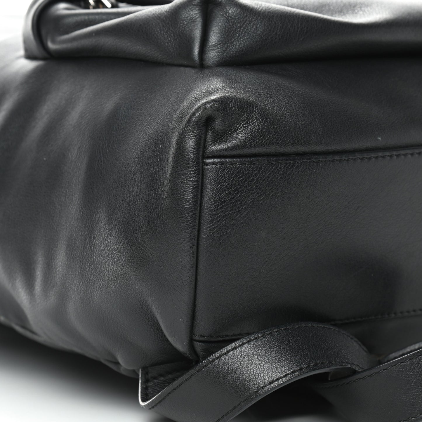 Smooth Calfskin Small Backpack Black