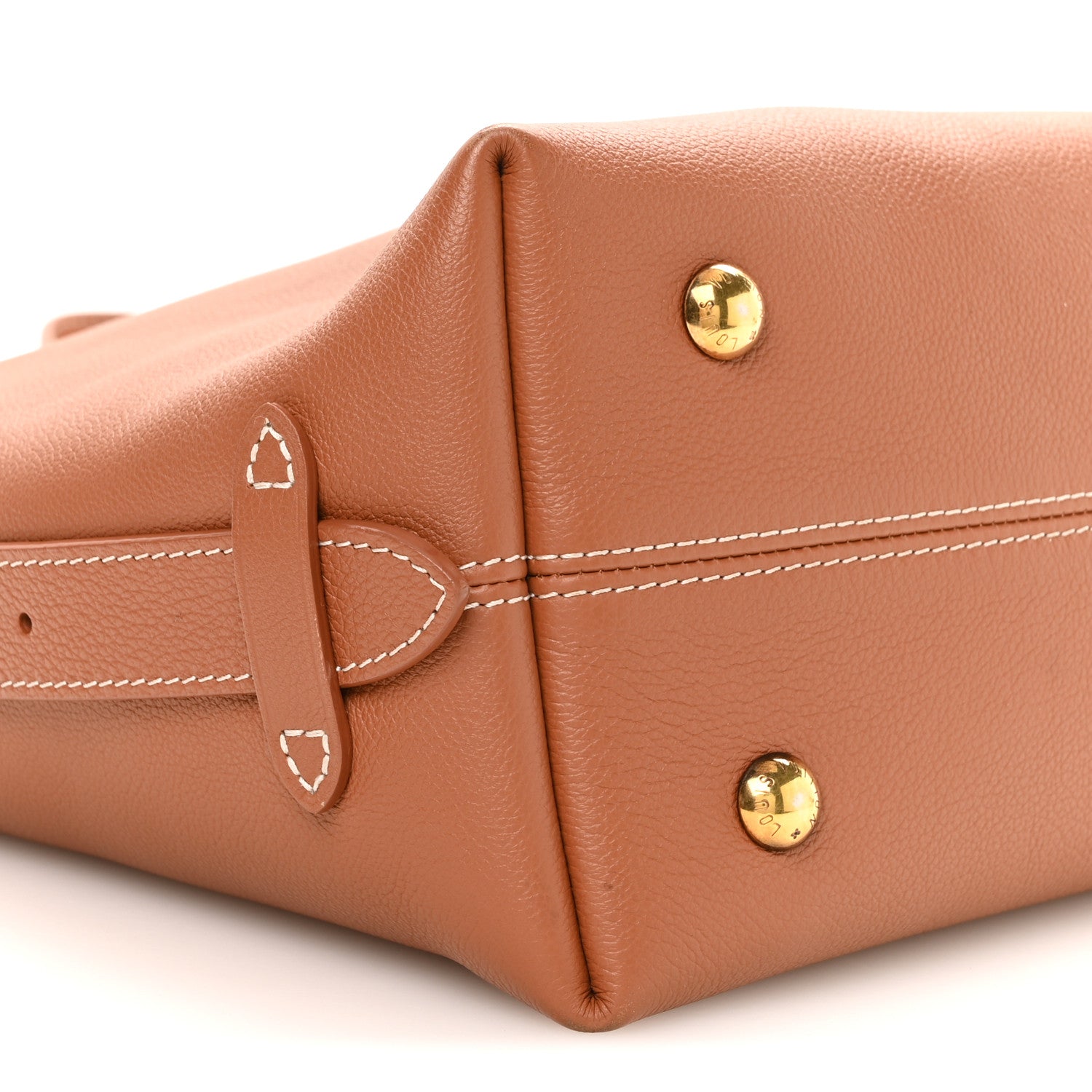Louis Vuitton Grained Calfskin Low Key Hobo PM Cognac 9 of 11