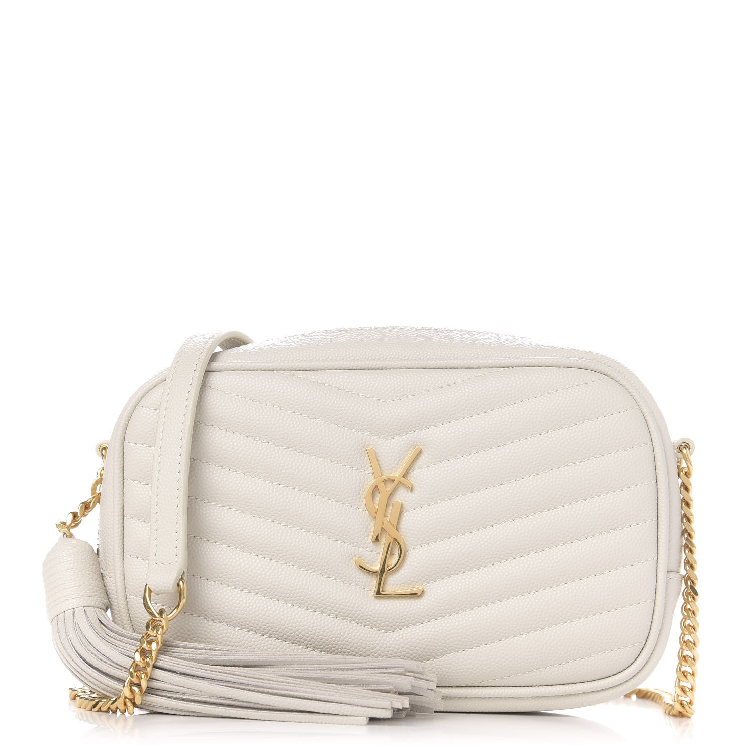 Saint Laurent Grain De Poudre Matelasse Monogram Mini Lou Camera Bag 1 of 10