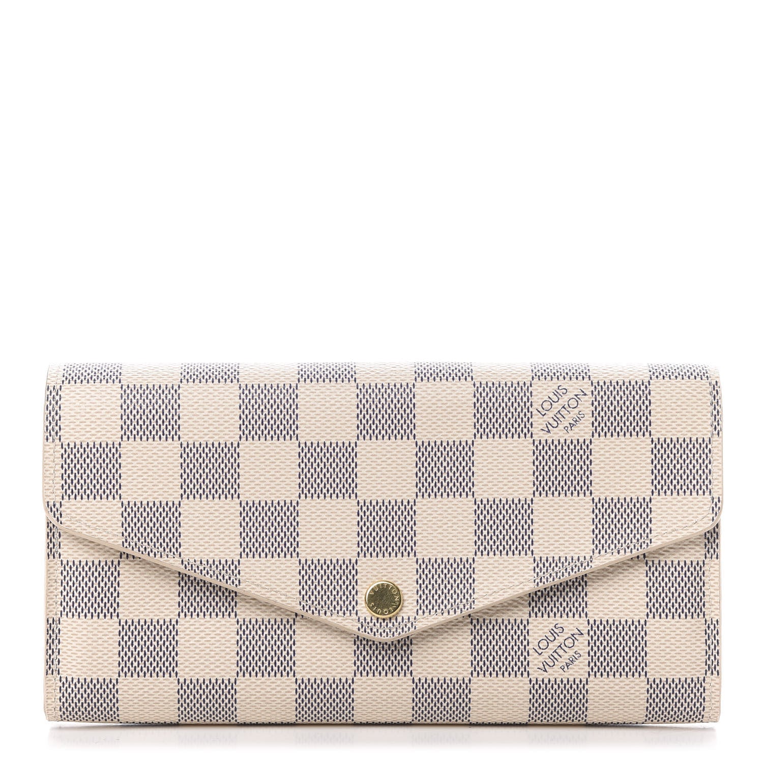 Louis Vuitton Damier Azur Sarah Wallet NM 1 of 12