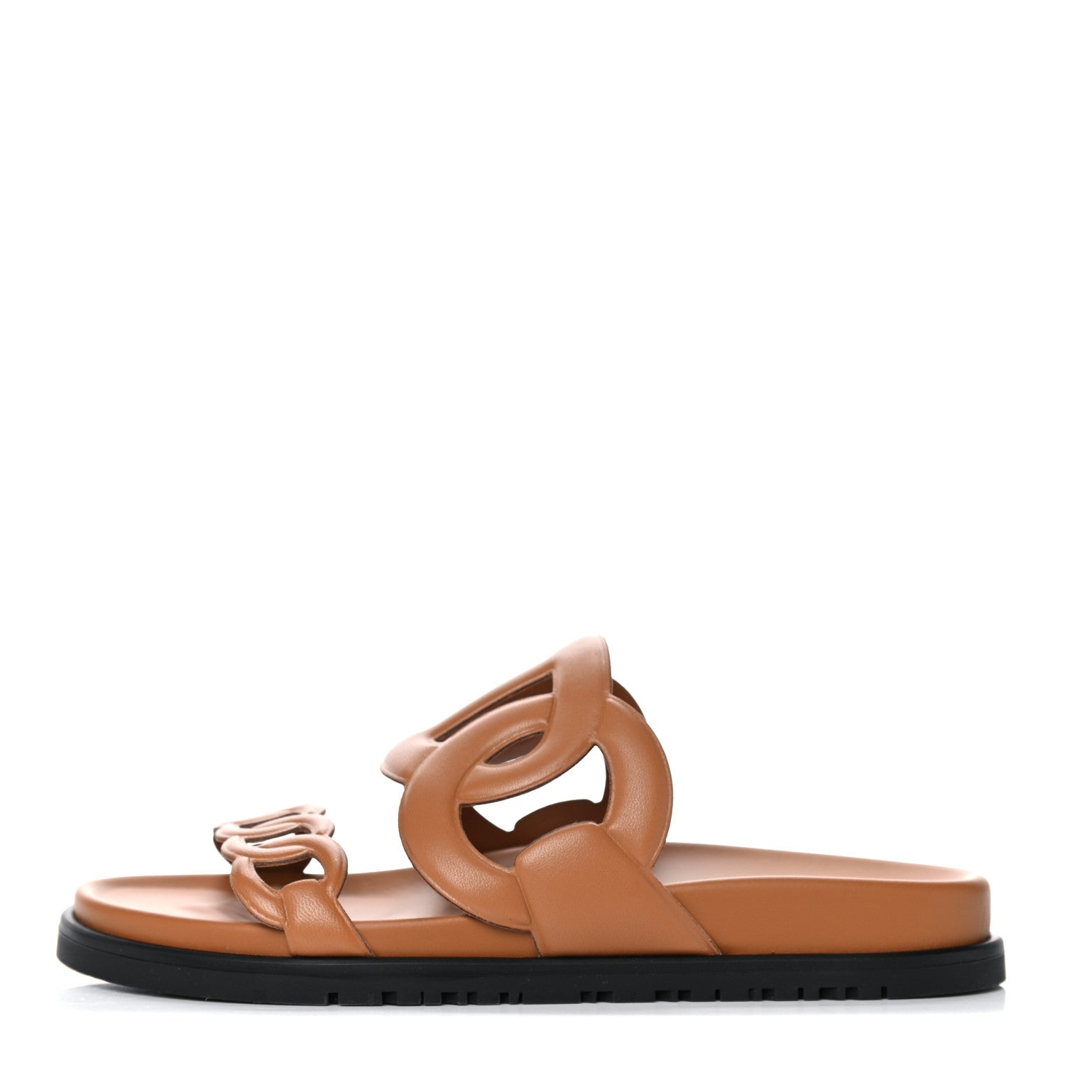 Hermes Nappa Extra Sandals 37 Naturel 1 of 9