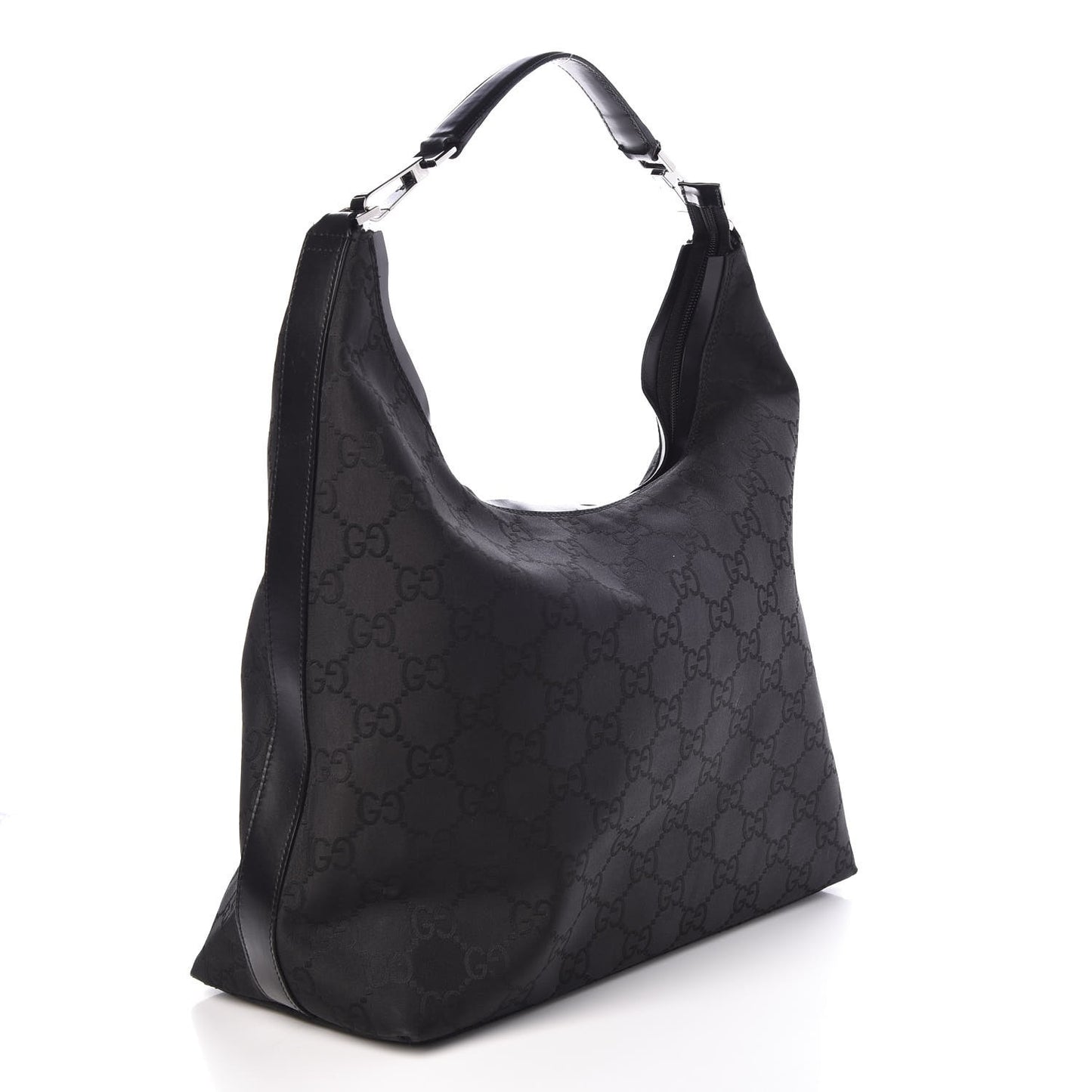 Nylon Monogram Hobo Black