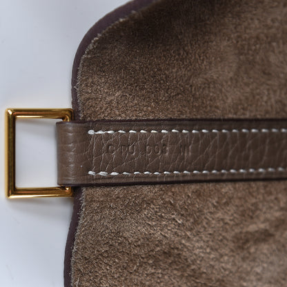 Hermes Taurillon Clemence Picotin Lock 22 MM Etoupe 7 of 10