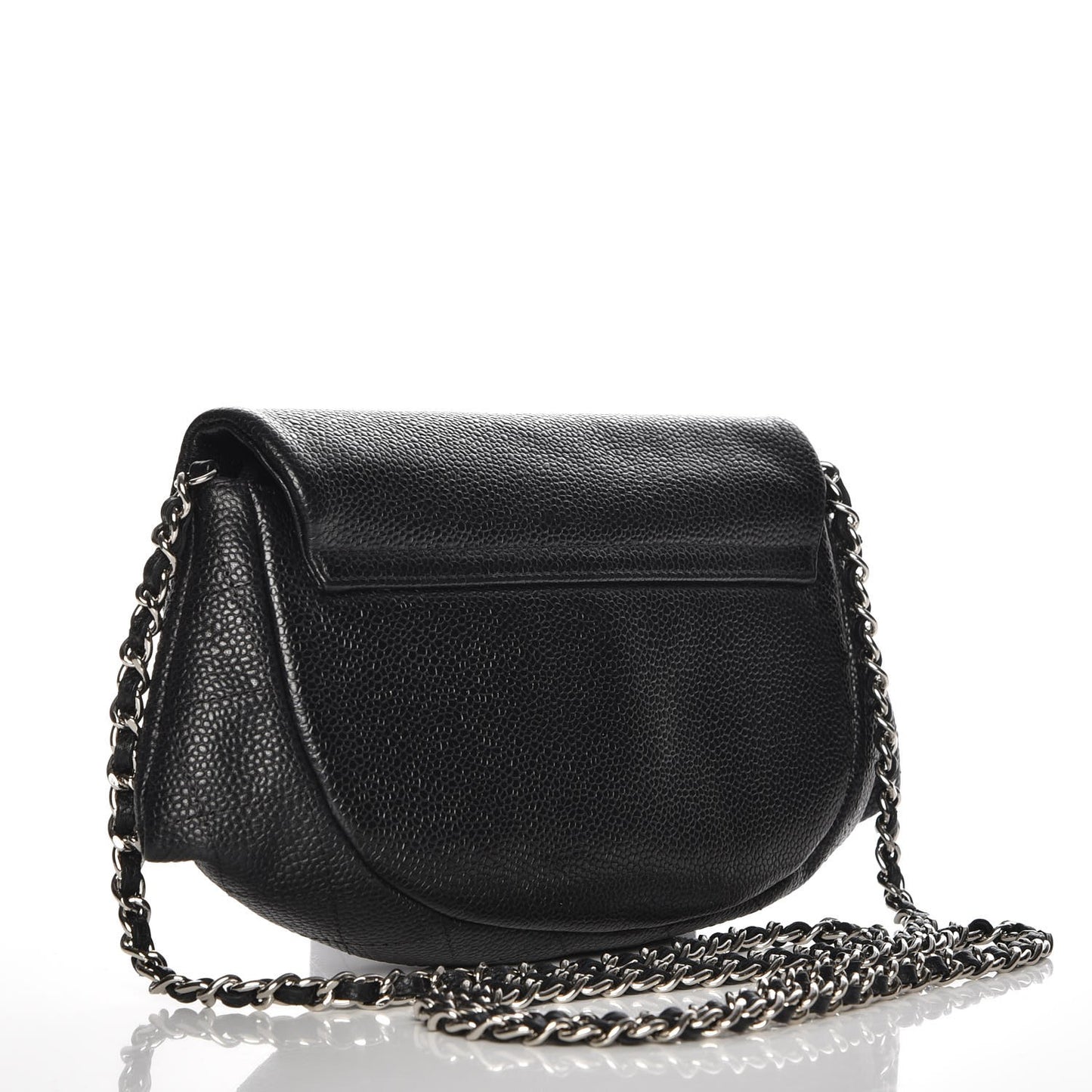 Caviar Half Moon Wallet On Chain WOC Black
