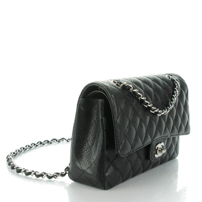Chanel Caviar Quilted Medium Double Flap Black 4 of 8