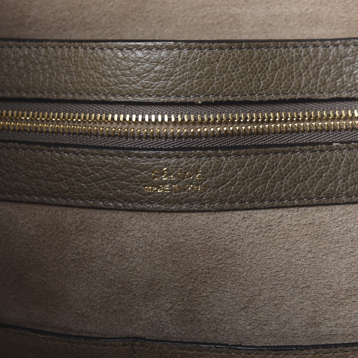 Celine Soft Grained Calfskin Medium Belt Cabas Phantom Taupe 5 of 11