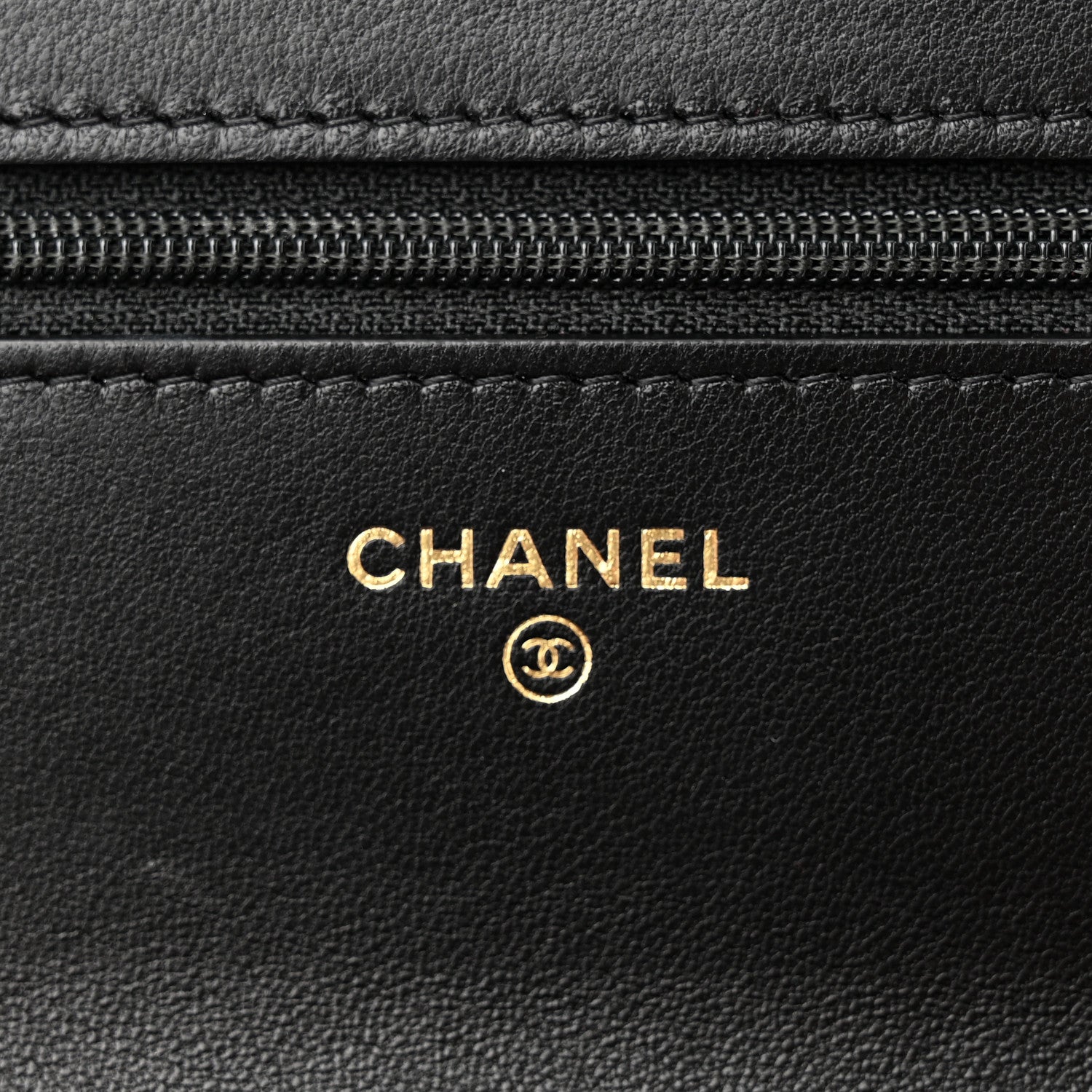 Chanel Lambskin Quilted Chanel 19 Wallet On Chain WOC Black 6 of 16