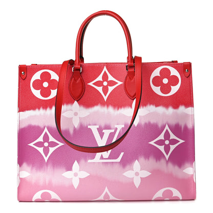 Louis Vuitton Monogram Escale Onthego GM Rouge 1 of 13