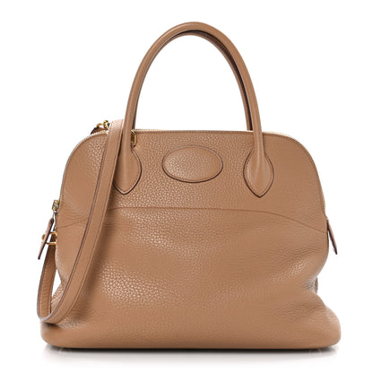 Hermes Taurillon Clemence Bolide 31 Tabac Camel 1 of 11