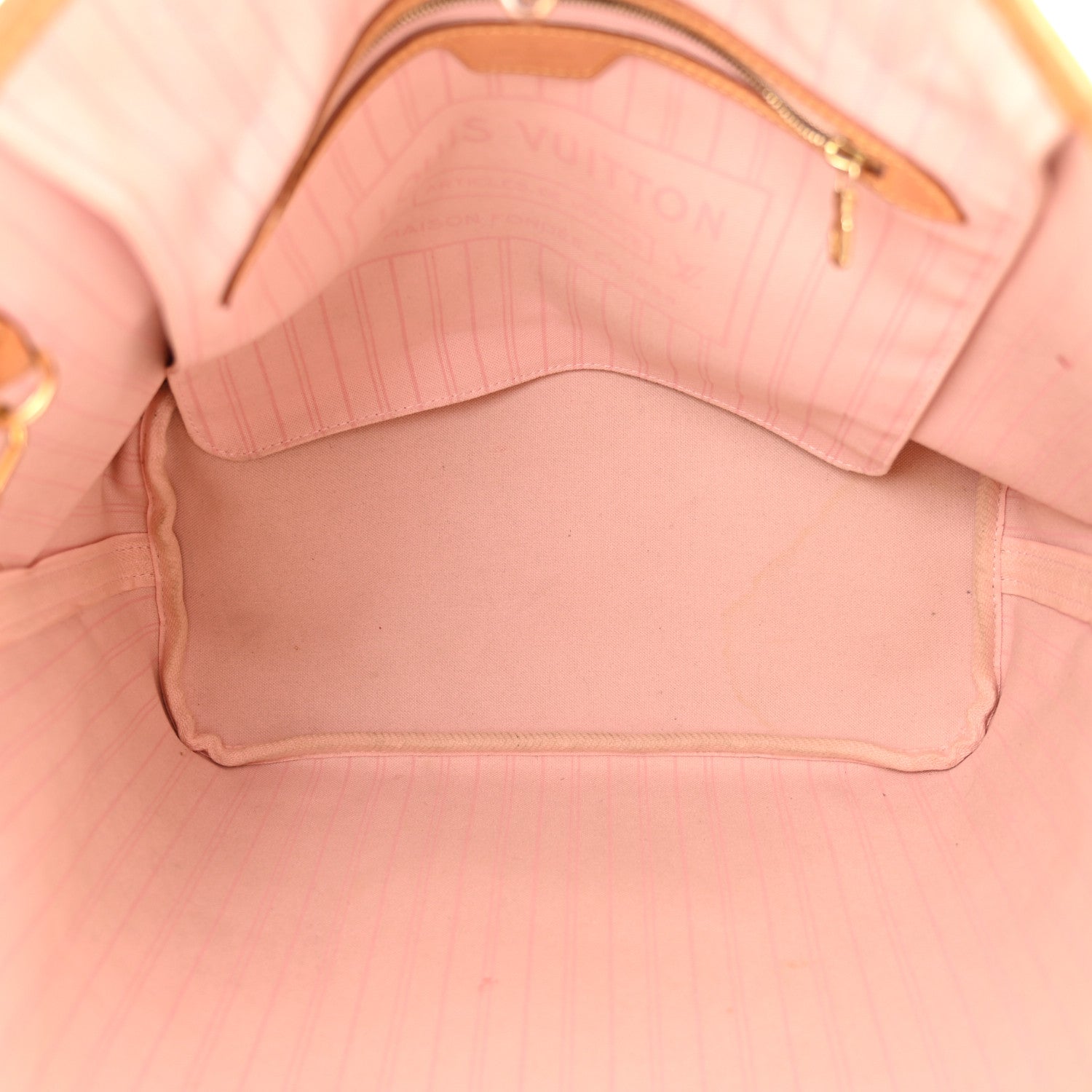 Louis Vuitton Damier Azur Neo Neverfull MM Rose Ballerine 6 of 16