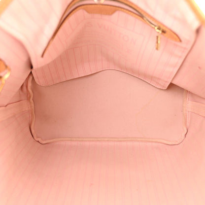 Louis Vuitton Damier Azur Neo Neverfull MM Rose Ballerine 6 of 16