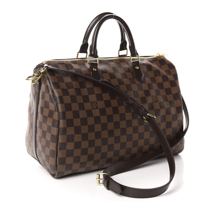 Louis Vuitton Damier Ebene Speedy Bandouliere 35 4 of 12