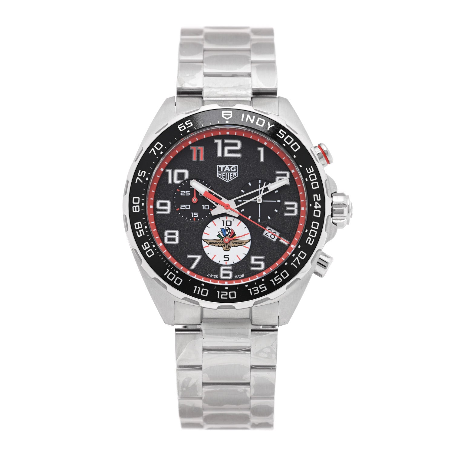 Tag Heuer Stainless Steel 43mm Formula 1 Chronograph Quartz Watch Black CAZ101AW 1 of 5