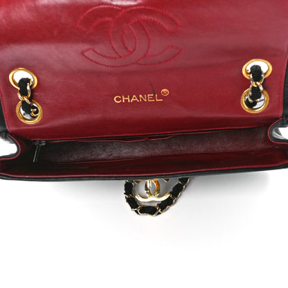 Chanel Lambskin Wavy Quilted Single Flap Black 5 of 13