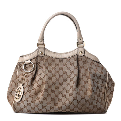 Gucci Monogram Medium Sukey Tote Off White 1 of 12