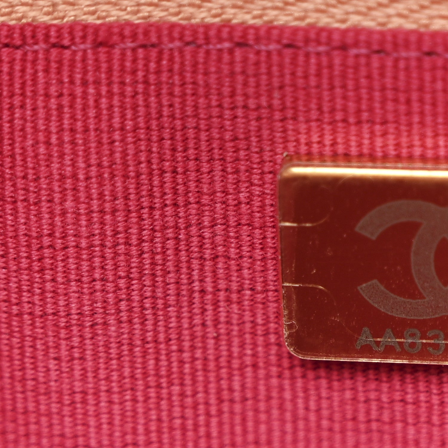 Chanel Caviar Quilted Perforated Metal CC Wallet On Chain WOC Beige 8 of 11
