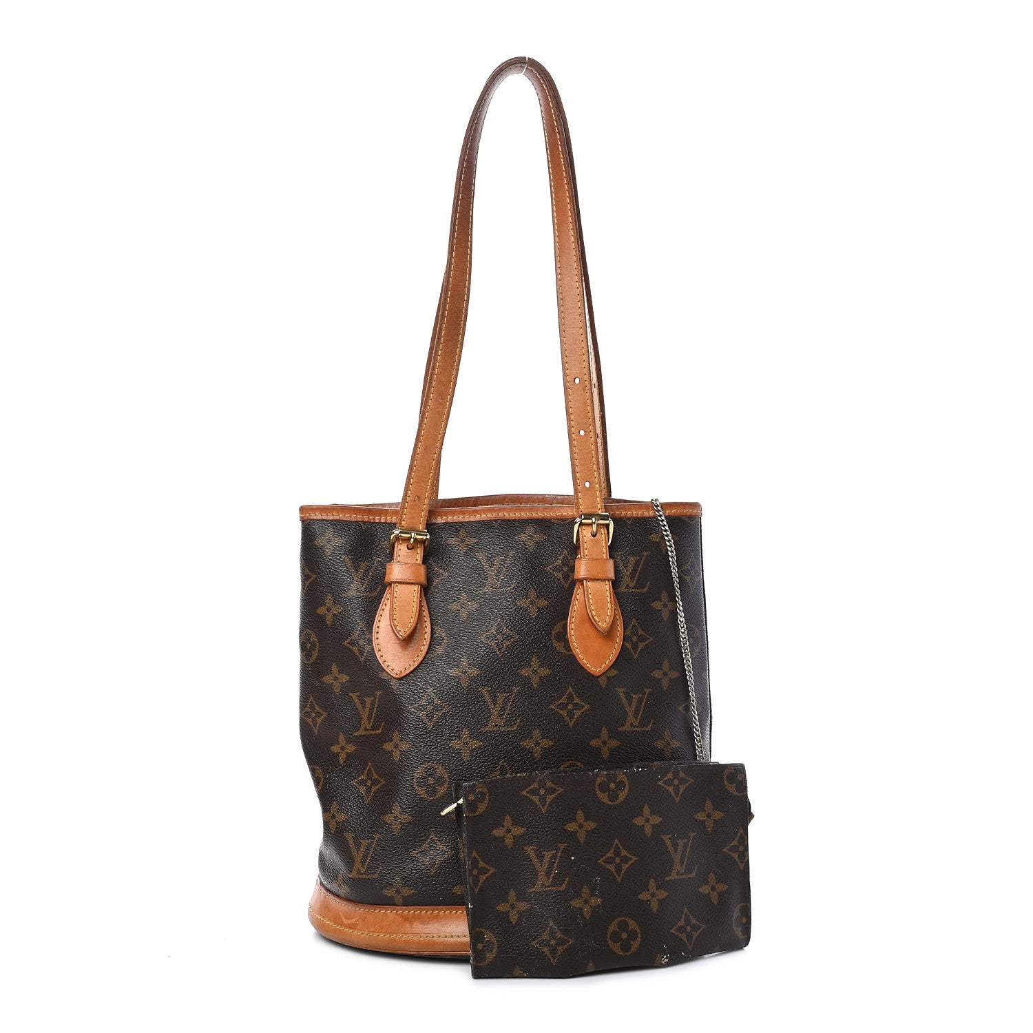 Louis Vuitton Monogram Petit Bucket 23 1 of 10