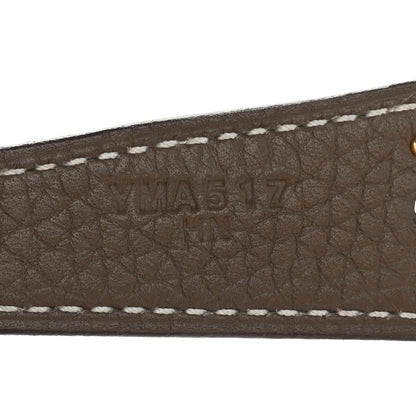 Hermes Taurillon Clemence Lindy 30 Etoupe 7 of 13