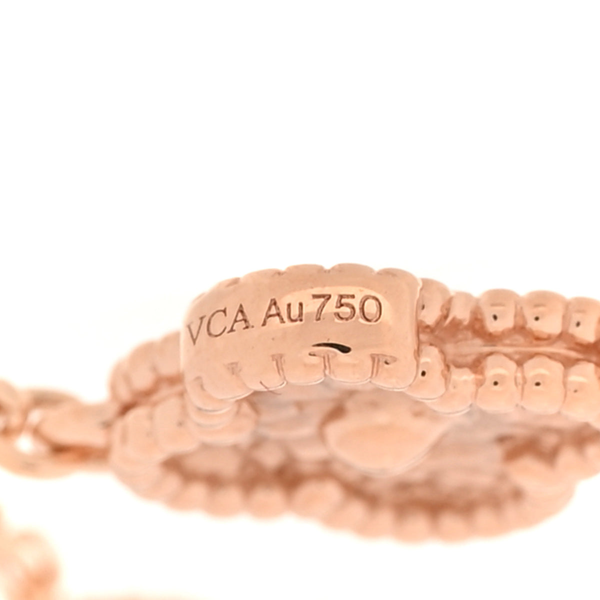 Van Cleef & Arpels 18K Rose Gold 6 Motifs Sweet Alhambra Bracelet 4 of 5