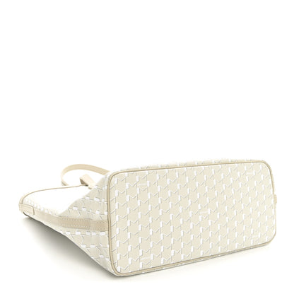 Moynat Calfskin Canvas M Tote PM Beige 4 of 9