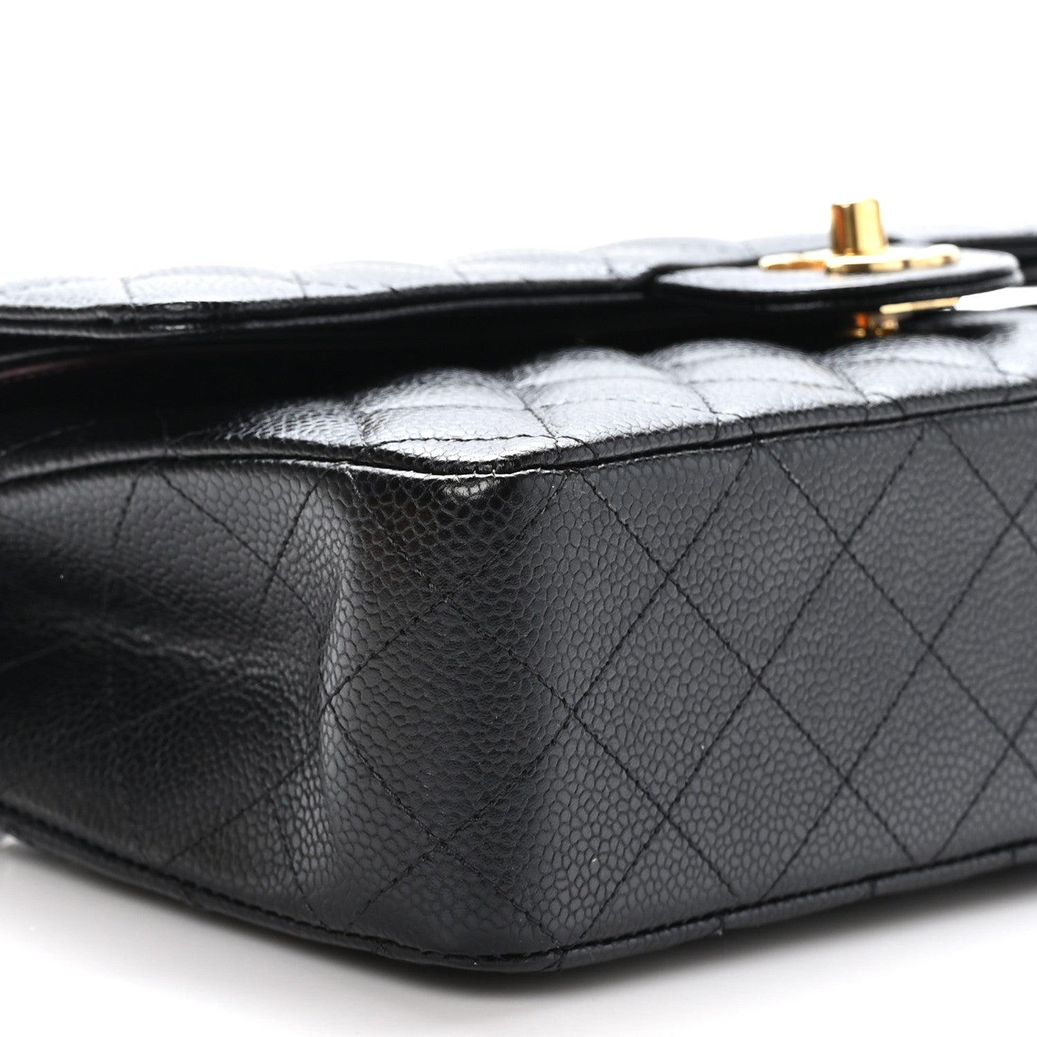 Chanel Caviar Quilted Medium Double Flap Black 9 of 11