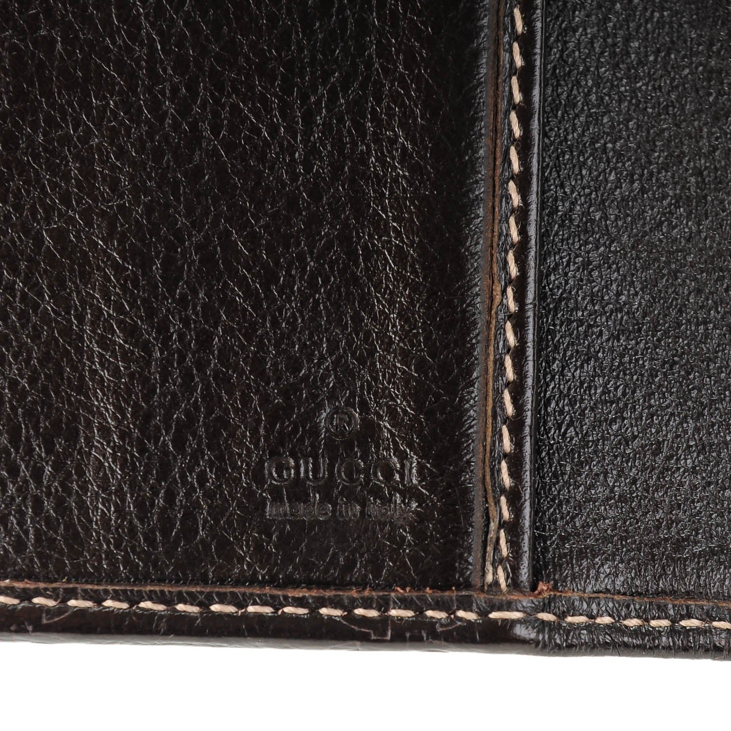 Gucci Guccissima Signature GG Pierce Continental Wallet Chocolate 5 of 7