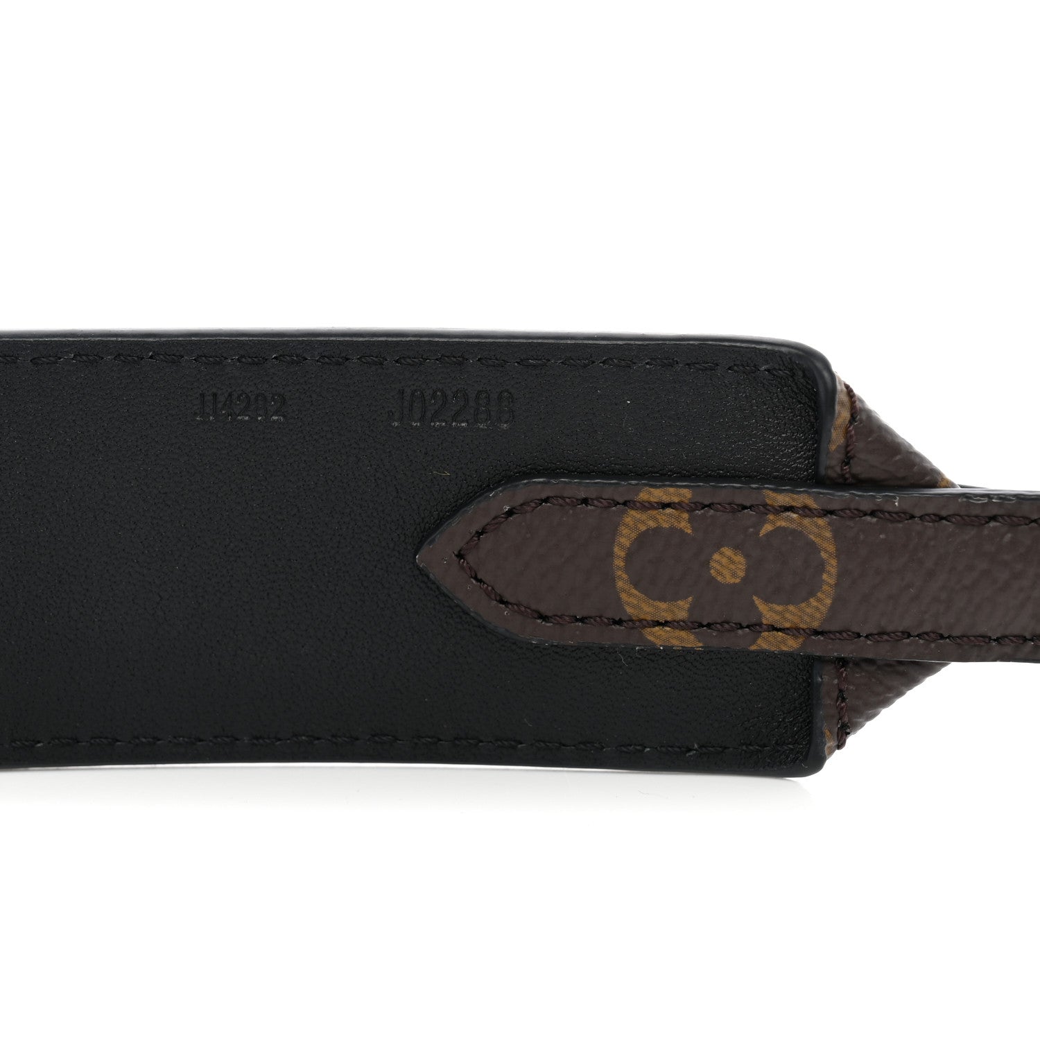 Louis Vuitton Monogram Bandouliere Shoulder Strap Black 3 of 4