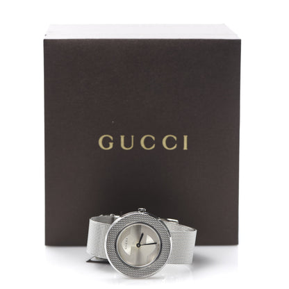 Gucci Stainless Steel 36mm U-Play Mesh Quartz Watch 6 of 6