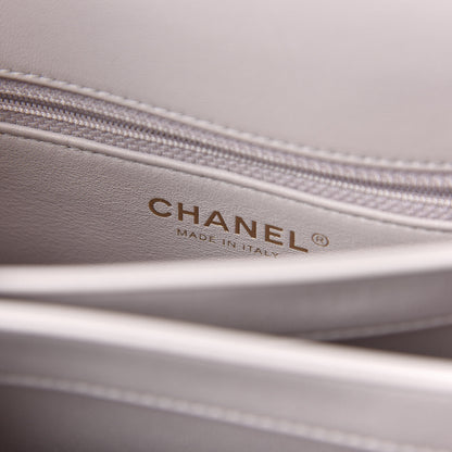 Chanel Lambskin Quilted Small Trendy CC Flap Dual Handle Bag Lilas Lilac 9 of 12
