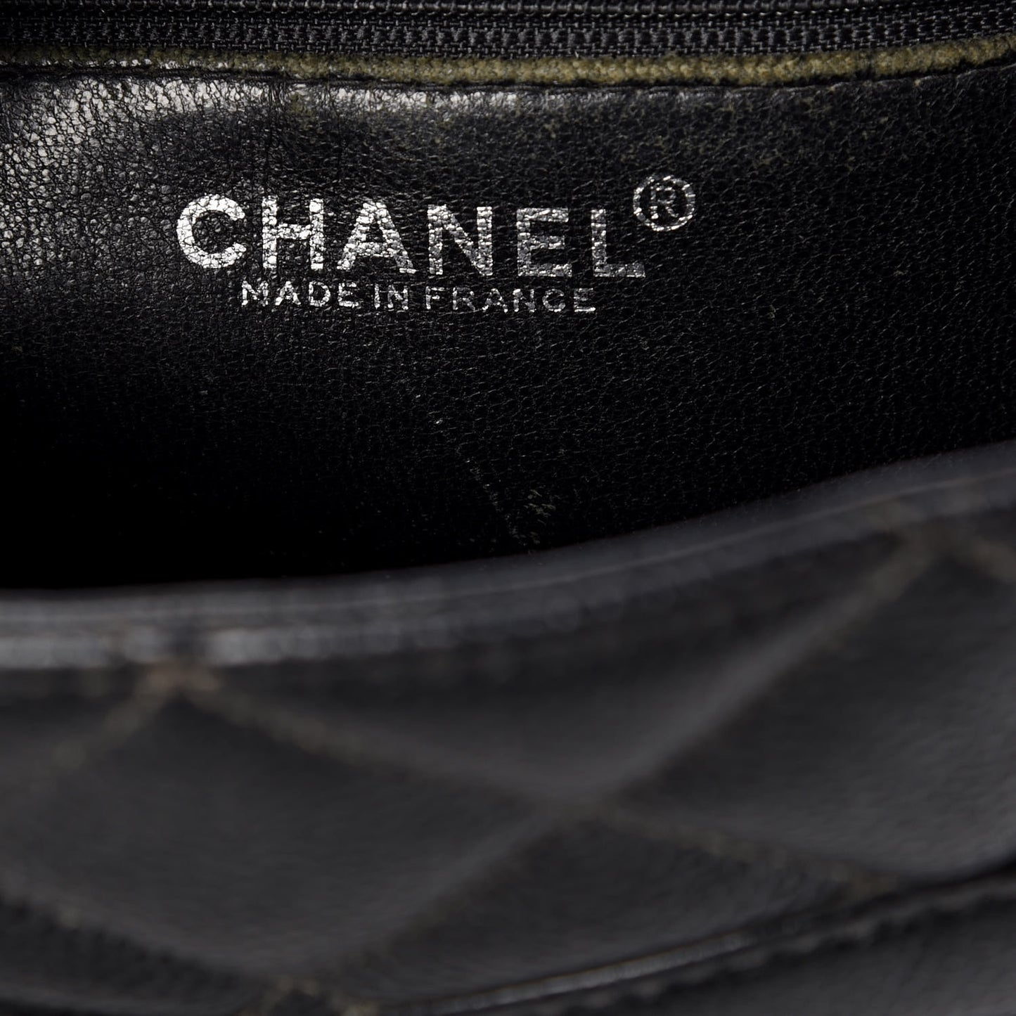 Caviar Quilted Medallion Tote Black