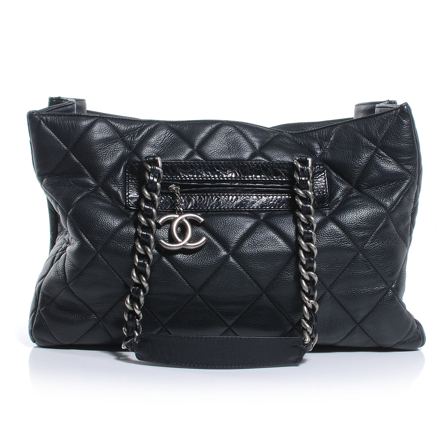 Chanel Caviar Quilted Coco Casual Tote Black 1 of 7
