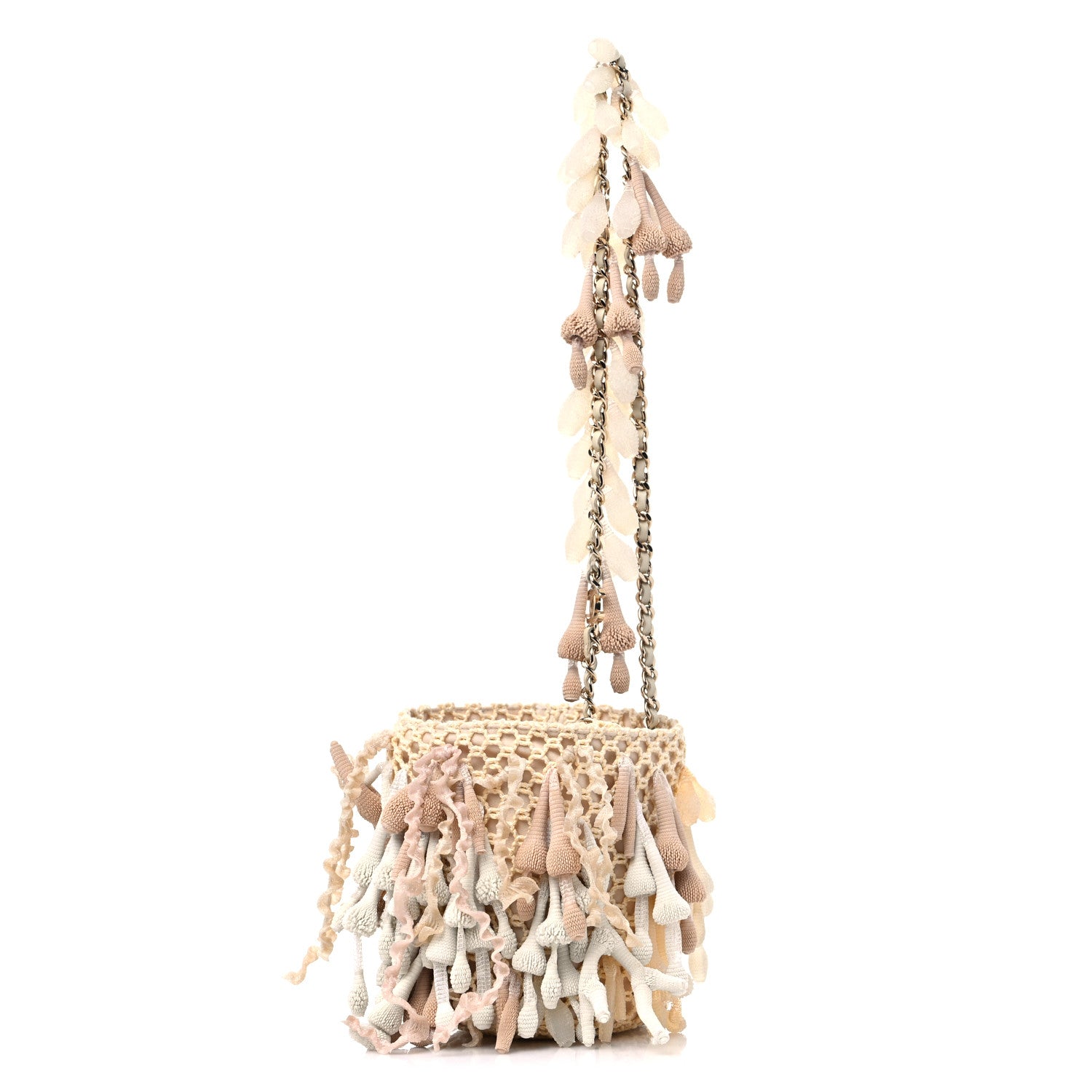 Chanel Crochet Seashell Coral Bag Light Beige 1 of 11
