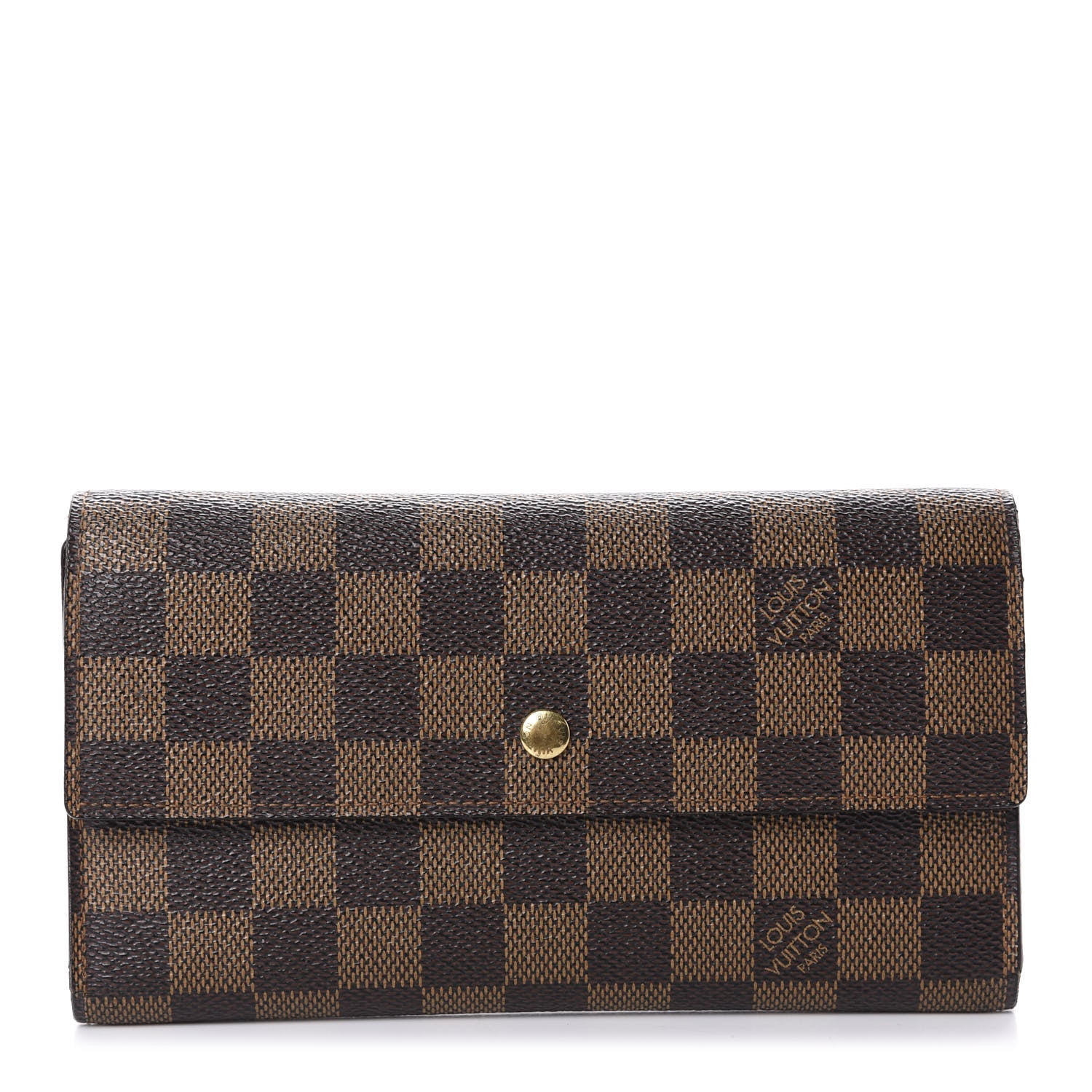 Louis Vuitton Damier Ebene Porte Tresor International Wallet 1 of 9