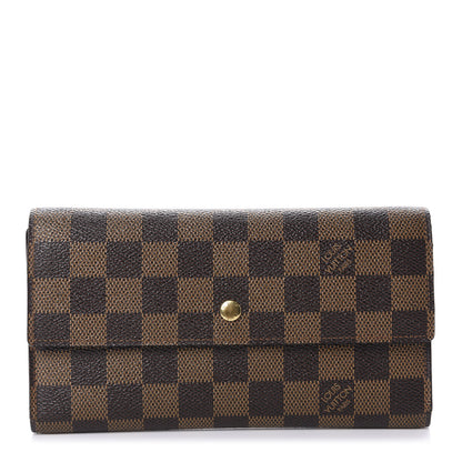 Louis Vuitton Damier Ebene Porte Tresor International Wallet 1 of 9