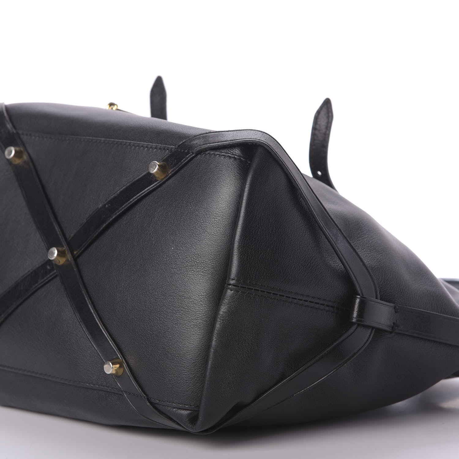 Burberry Calfskin House Check Small Salisbury Tote Black 7 of 13