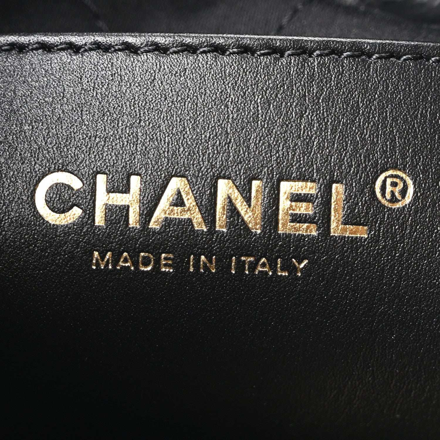 Chanel Shiny Caviar Quilted Monochrome Mini Chanel 22 Black 6 of 11