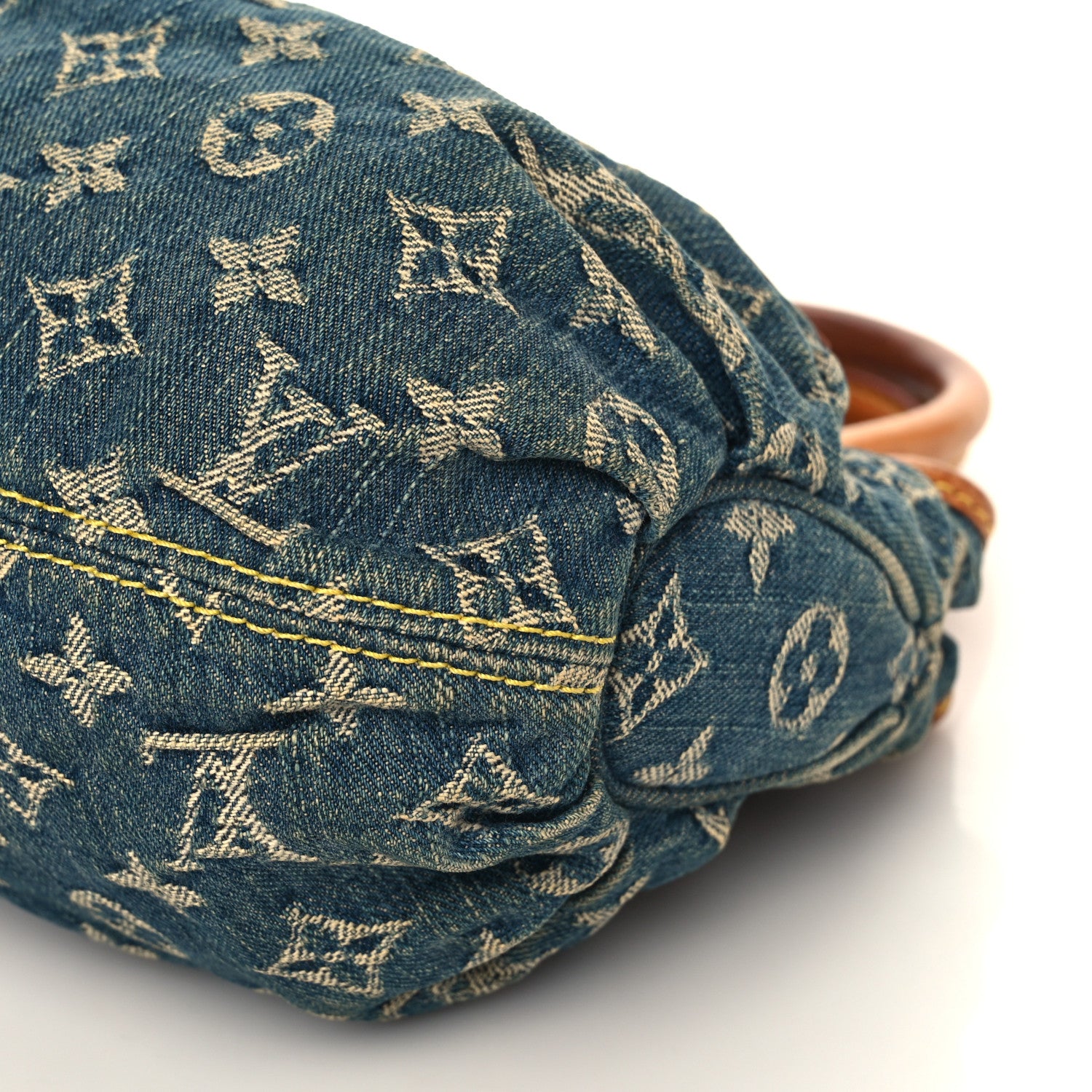 Louis Vuitton Monogram Denim Pleaty Blue 8 of 11