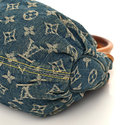 Louis Vuitton Monogram Denim Pleaty Blue 8 of 11