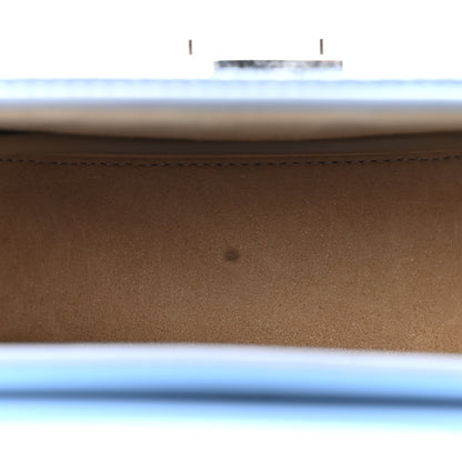 MCM Visetos Mini Patricia Crossbody Bag Light Blue Red 11 of 12